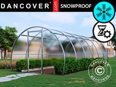 Serre polycarbonate, Strong NOVA 18m², 3x6m, Argent