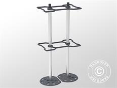 Soporte para plantas trepadoras, CHILI BUDDY, Gris antracita/Plateado
