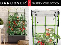 Jardinière CityJungle avec housse d’hiver, jardinière auto-arrosante, 62x33x128cm, Anthracite