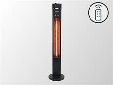 Chauffage de terrasse Q-Tower 2000 RCD avec télécommande, 2000W, Noir