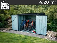 Abri à vélos 2,06x2,04x1,63m, 4,2m2, ProShed®, Anthracite