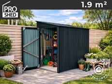 Garden shed, 1.03x1.85x1.9 m, ProShed®, 1.9 m2, Anthracite 