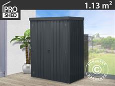 Garden Shed, steel cabinet 1.4x0.81x1.8 m, 1.13 m², ProShed®, Anthracite