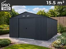 Garden shed 3.43x4.52x2.23 m, 15.5 m², ProShed®, Anthracite 