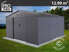 Garden shed 3.4x3.82x2.05 m, 12.99 m², ProShed®, Anthracite