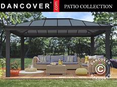 Tonnelle de jardin Dallas 3,64x4,88m, Anthracite