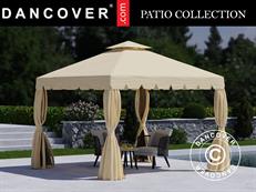 Tonnelle de jardin Osiris 3x3m, Sable