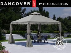 Tonnelle de jardin Osiris 4x4m, Gris