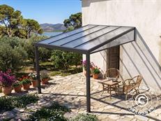 Cubierta para patio San Pablo Alu+, 3x4m, Negro