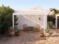 Cubierta para patio San Pablo Alu+, 3x4m, Blanco