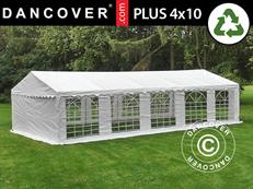 Marquee PLUS 4x10 m PE 700, White