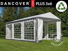 Marquee PLUS 3x6 m PE 700, Grey/White