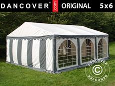 Party tent Original 5x6 m PVC 900, Grey/White