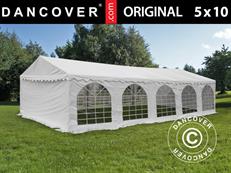 Party tent Original 5x10 m PVC 900, White