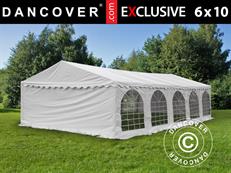 Party tent Exclusive 6x10 m PVC 900, White