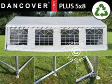 Marquee PLUS 5x8 m PE 700, White + Ground bar