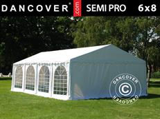 Party tent SEMI PRO Plus 6x8 m PVC 900, White