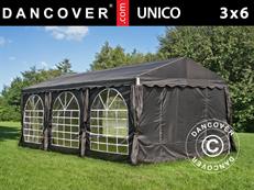 Party tent UNICO 3x6 m, Black