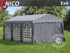 Party tent UNICO 3x6 m, Dark Grey