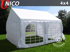 Party tent UNICO 4x4 m, White