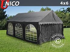 Party tent UNICO 4x6 m, Black