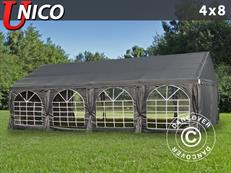 Party tent UNICO 4x8 m, Dark Grey