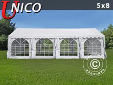 Party tent UNICO 5x8 m, White
