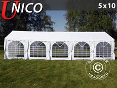 Party tent UNICO 5x10 m, White