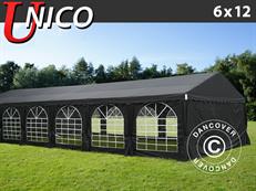 Party tent UNICO 6x12 m, Black