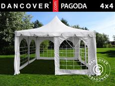 Party tent Pagoda 4x4 m, White