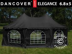 Party tent Elegance 6.8x5 m, Black