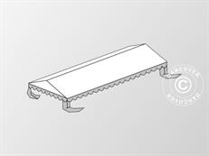 Roof cover for Marquee Plus 5x8 m PE, White / Grey