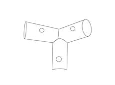 Triple fixation, Ø42mm, 110°