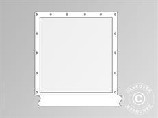 Muro lateral con ventana panorámica para carpa Original, Blanco