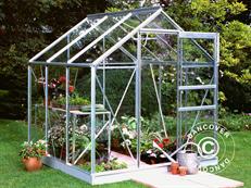 Drivhus Glas Halls Popular 5m², 1,93x2,57x1,95m, Aluminium