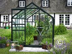 Drivhus Glas Halls Popular 6,2m², 1,93x3,19x1,95m, Grøn