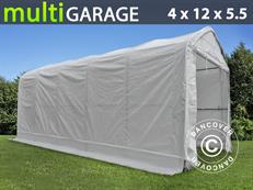 Storage shelter multiGarage 4x12x4.5x5.5 m, White
