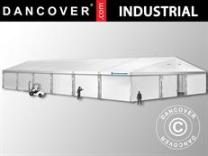 Industrijska Montažna Hala Alu 15x30x6,53m s kliznim vratima, PVC, Bijela