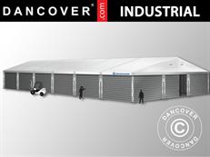 Industrijska Montažna Hala Alu 15x30x6,53m s kliznim vratima, PVC/Metal, Bijela