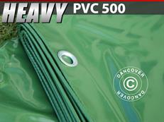 Plane 8x10m, PVC 500g/m², Grün