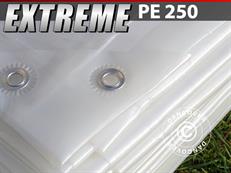 Tarpaulin 6x8 m, PE 250 g/m², Translucent