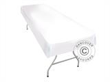 Nappe 244x76x20cm, Blanc