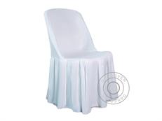 Housse pour 48x43x89cm chaise, Blanc