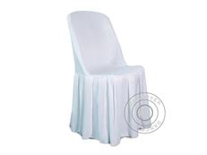 Housse pour 44x44x80cm chaise, Blanc