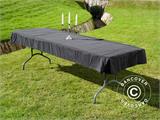 Nappe 244x76x20cm, Noir