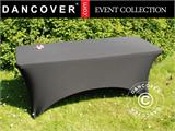 Stretch table cover 183x75x74 cm, Black