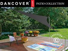 Voile d’ombrage 3,6x3,6x3,6m, Triangulaire, Anthracite