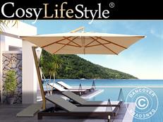 Cantilever parasol Antigua, 3x4m, Arena