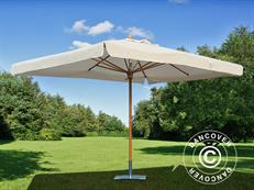 Sonnenschirm Palladio Standard mit Volant, 3x4m, Ekrü