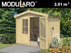 Abri en bois Oslo 2,3x1,8x2,22m, 28mm, 3,91m², Naturel